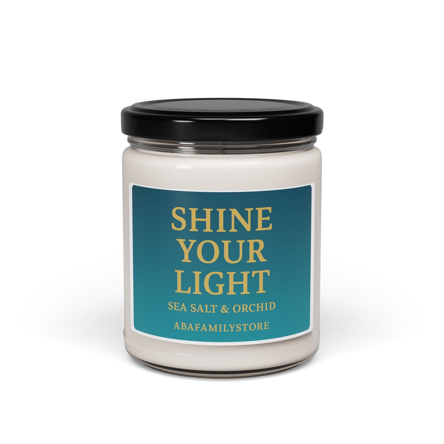 Shine Your Light — Sea Salt & Orchid Scented Soy Candle (9oz)
