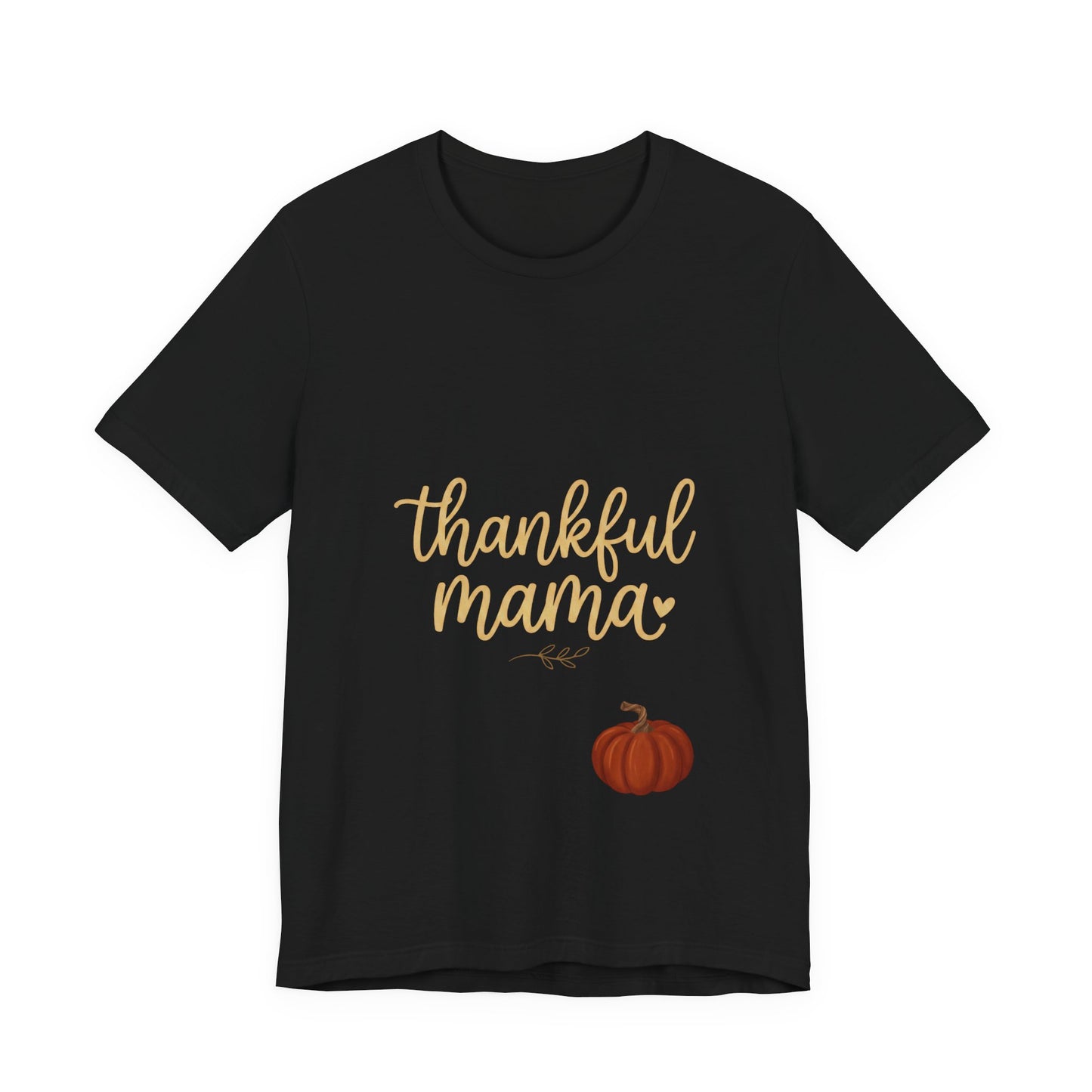 Thankful Mama Tee | Thanksgiving pumpkin, fall gratitude