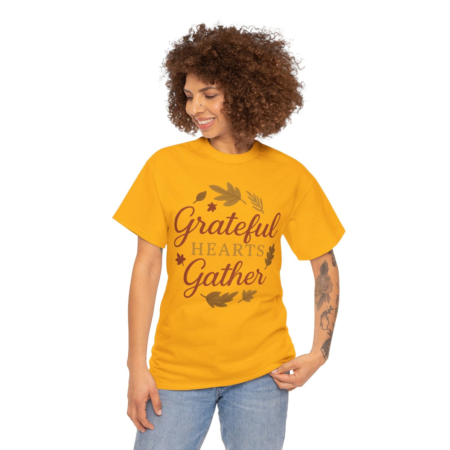 Grateful Hearts Gather Tee
