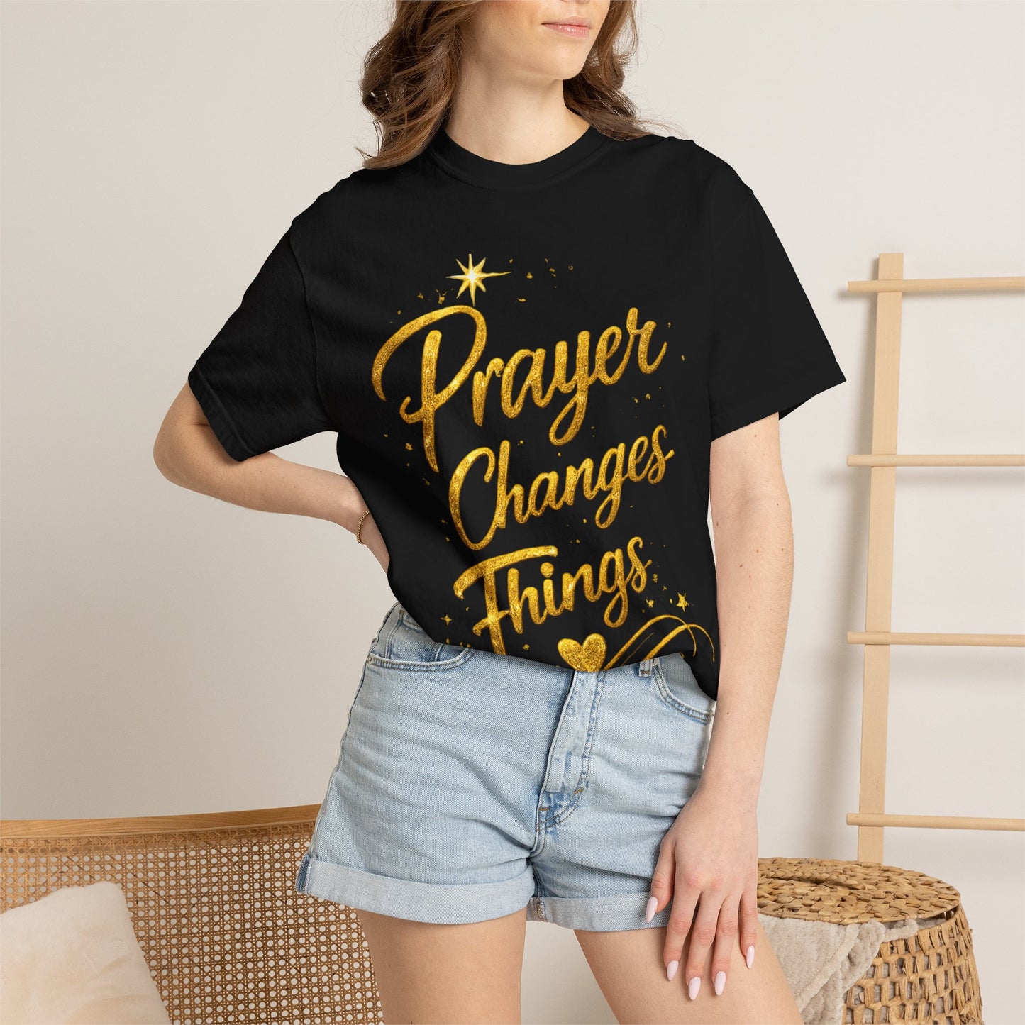 Prayer Changes Things T-Shirt — Inspirational Christian Tee