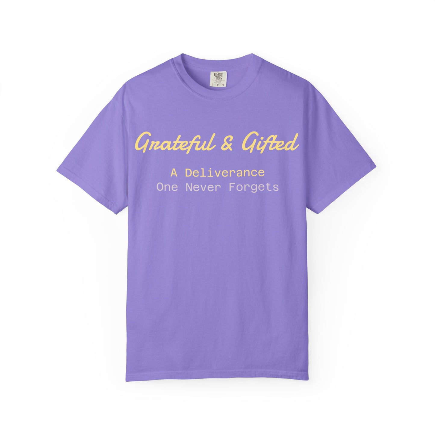 Grateful & Gifted T-Shirt | Perfect for Gratitude Celebrations, Thoughtful Gifts, Everyday Casual Wear, & Unisex Style