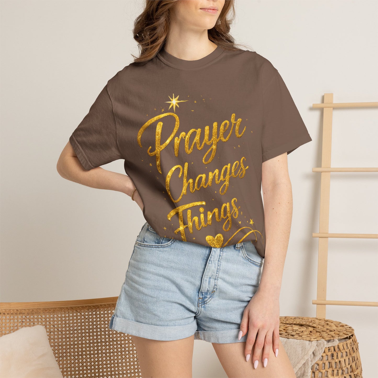 Prayer Changes Things T-Shirt — Inspirational Christian Tee