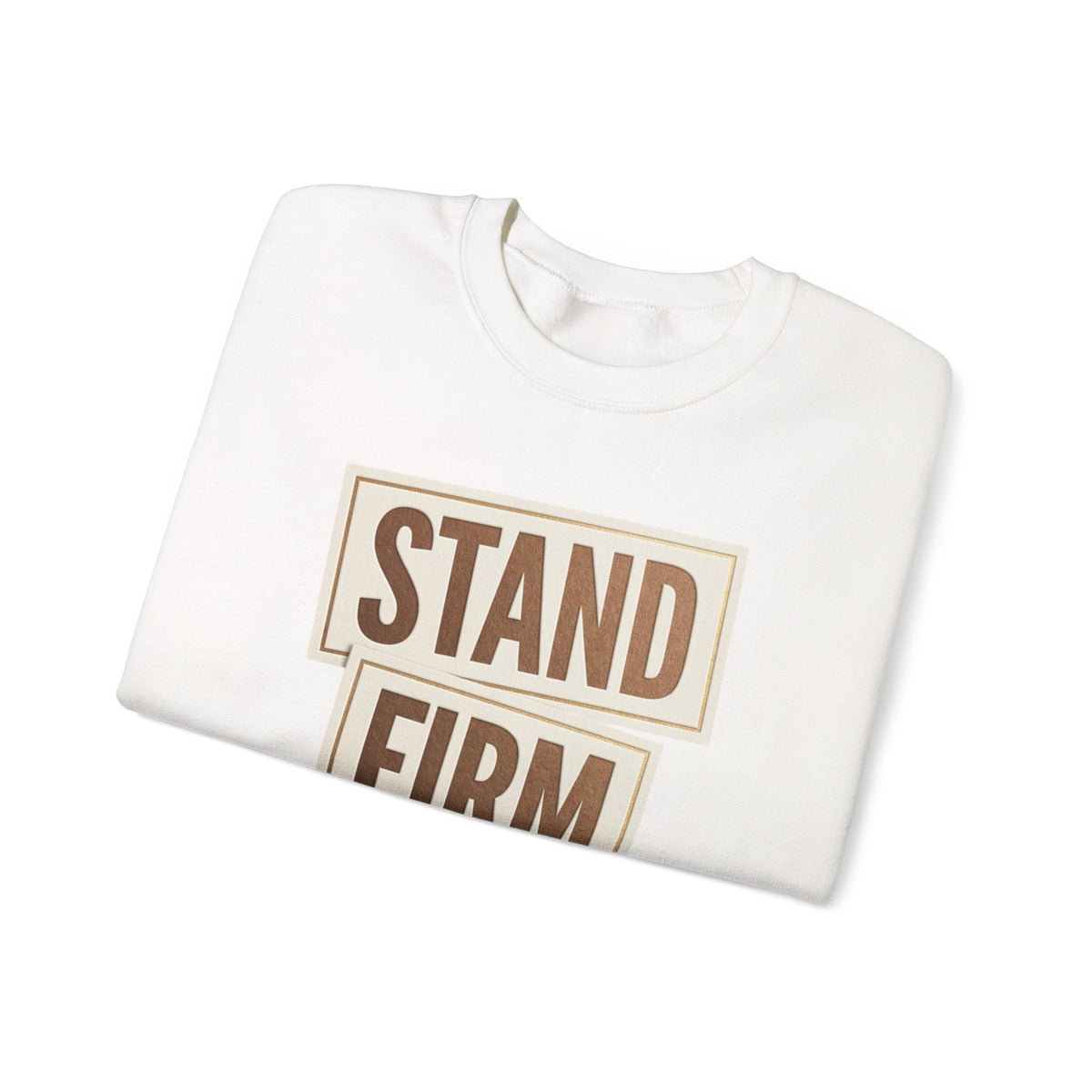 Stand Firm Always Sweatshirt | Christian Streetwear, Bold Typography, Distressed