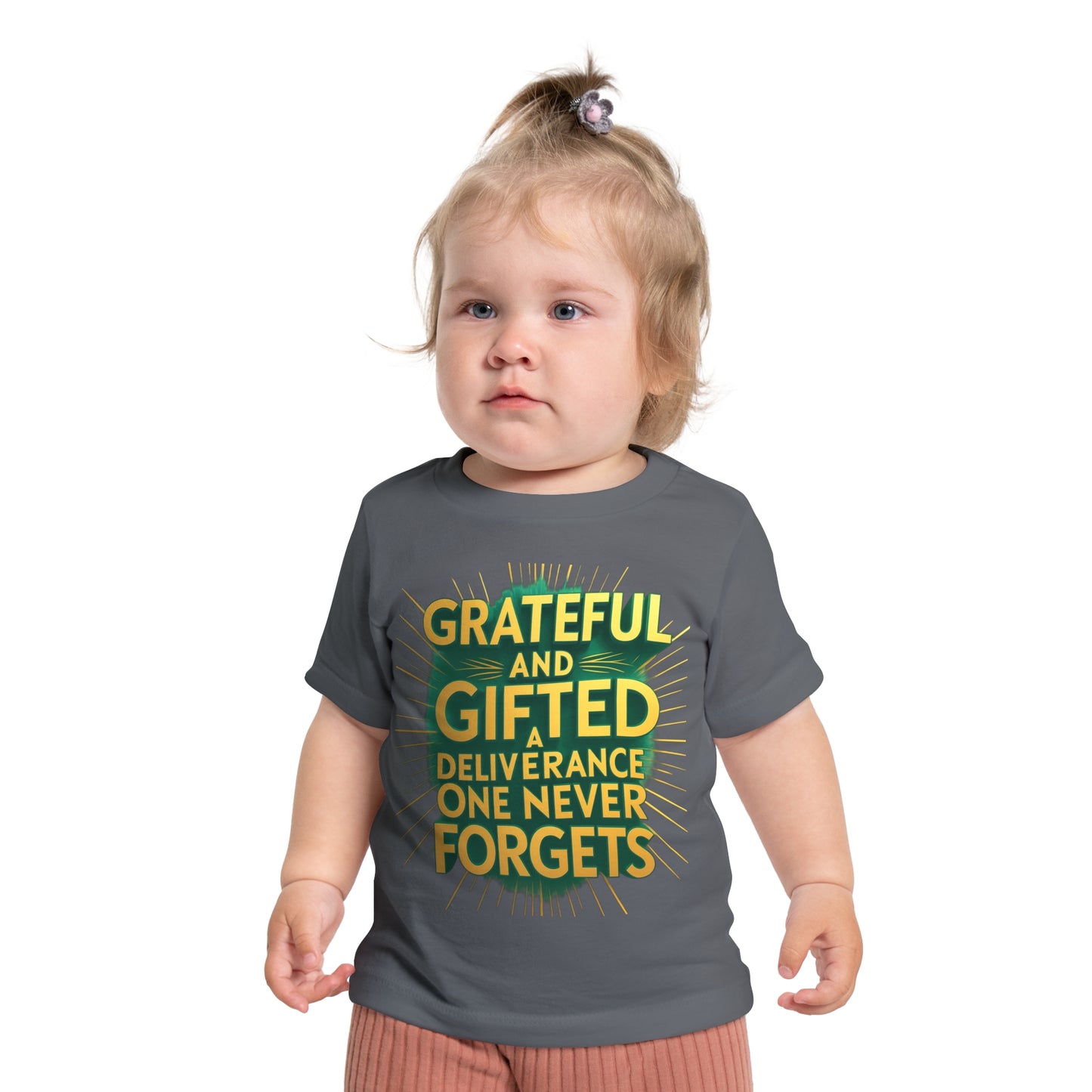 Grateful and Gifted Baby T-Shirt - Celebrate Milestones