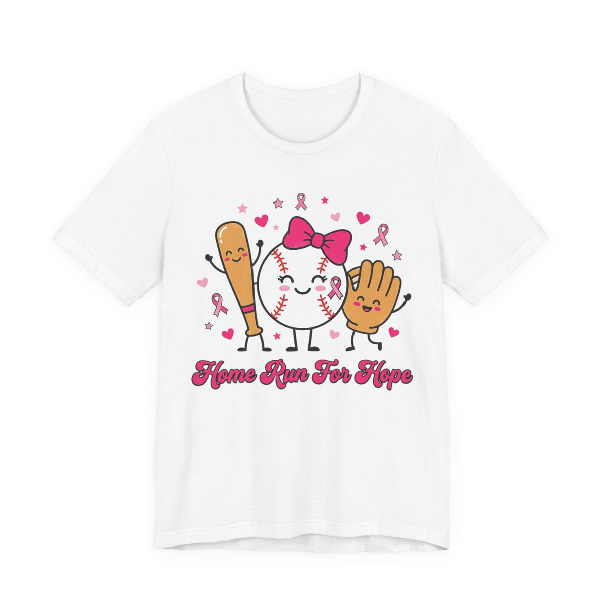 Hope & Strength Ribbon Tee | Breast Cancer Awareness, Pink Ribbon