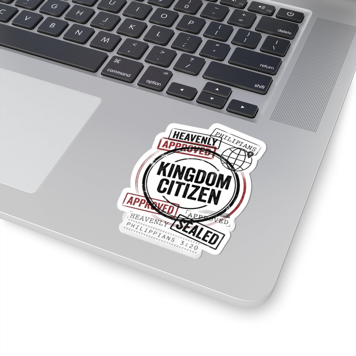 Kingdom Citizen Sticker | Christian Streetwear, Scripture Philippians 3:20