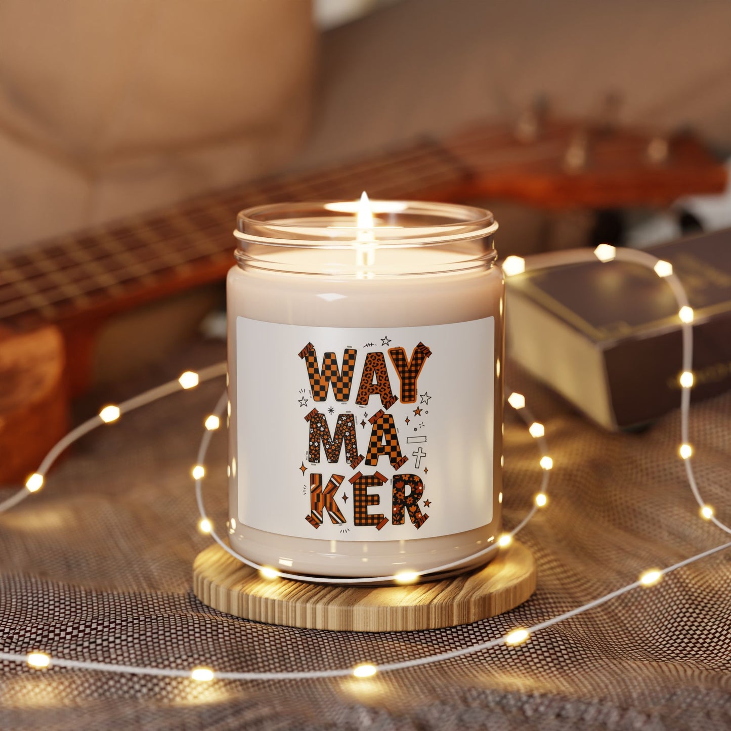 Waymaker Candle | Christian faith soy candle, scripture decor