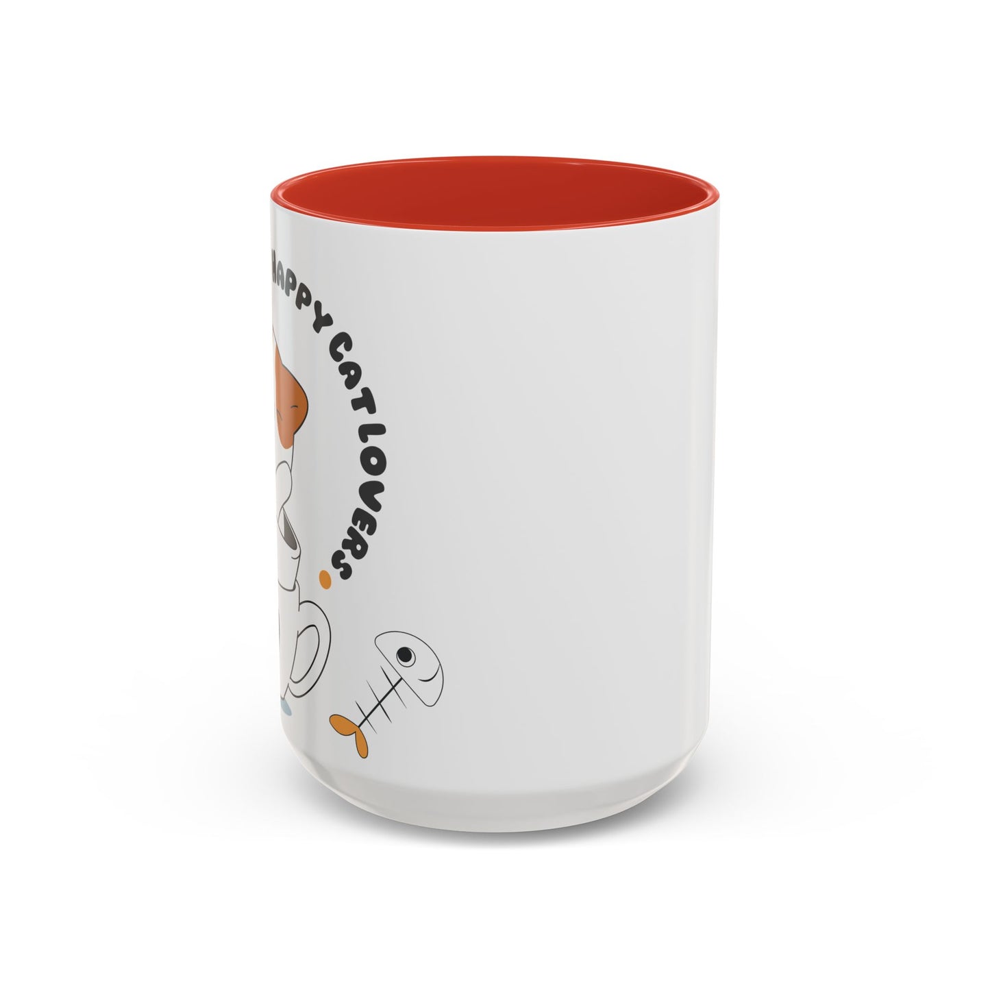 Whimsical Cat Lovers Coffee Mug | Cute Cat Decor, Gift for Pet Owners, Fun Design, Coffee Lover's Gift, Black Accent Mug