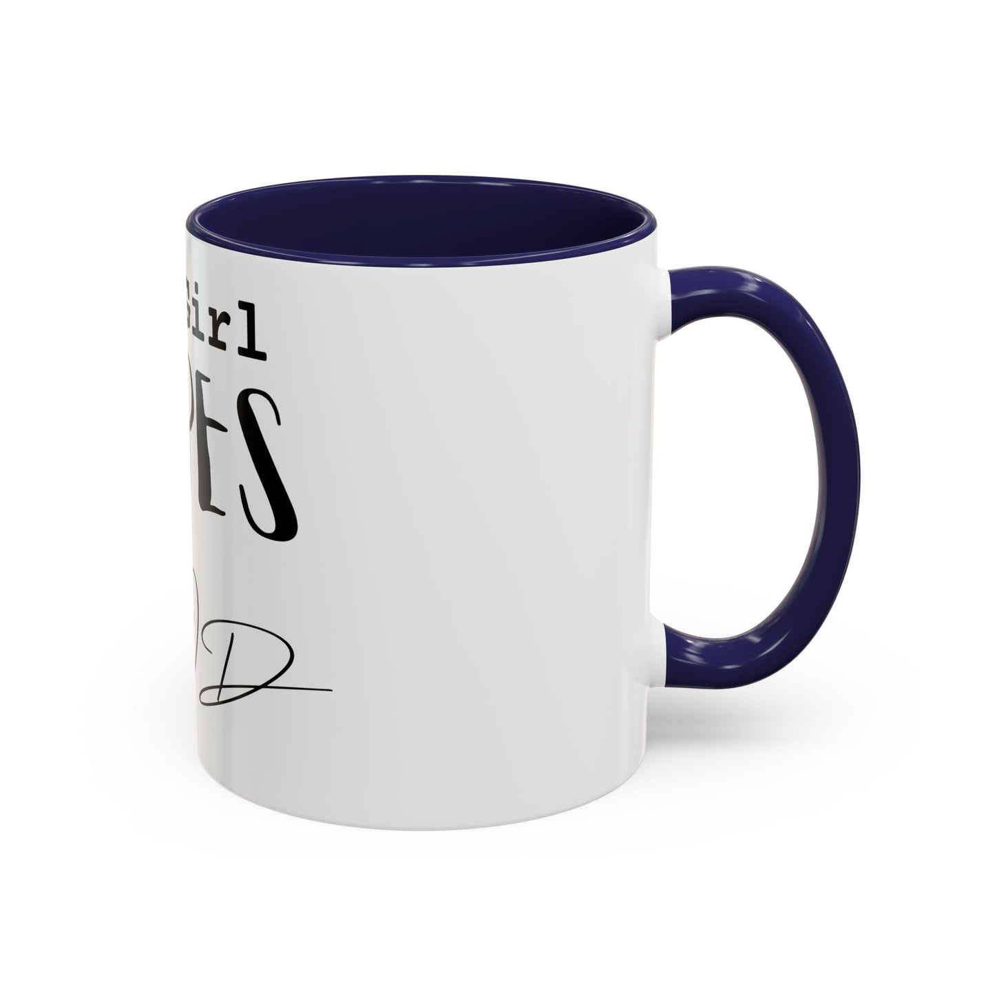 Inspirational Accent Coffee Mug - 'This Girl Hopes in God'
