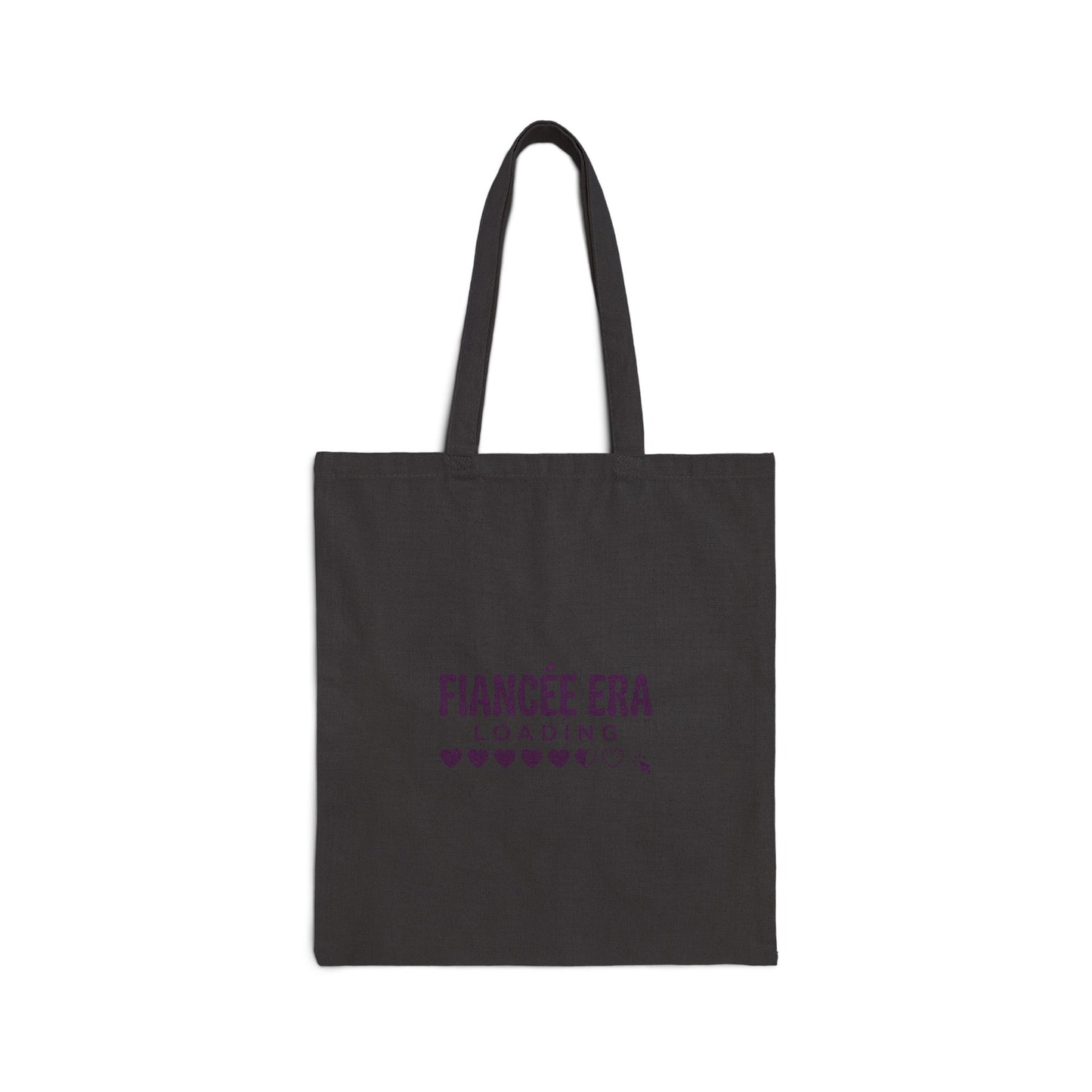 Fiancée Era Loading Tote | Bride Era Slogan, Engagement Canvas Tote