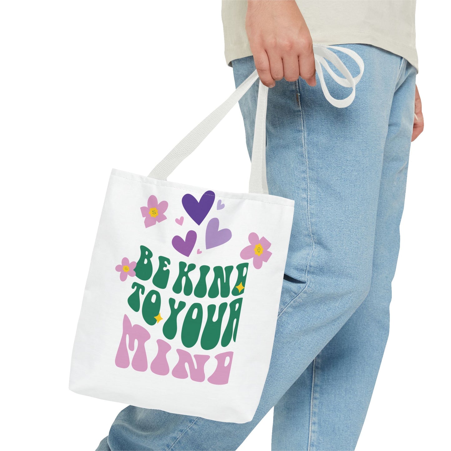 Be Kind To Your Mind Tote Bag, Mental Health Tote Bag, Motivational Gifts, Inspirational Tote Bag, Awareness Tote Bag