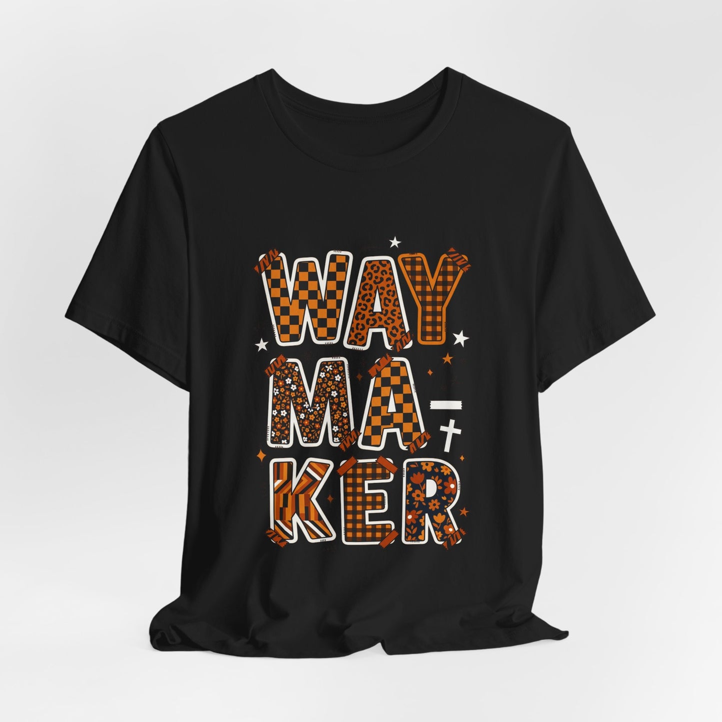 Waymaker Tee | Christian faith shirt, playful mixed-font scripture style