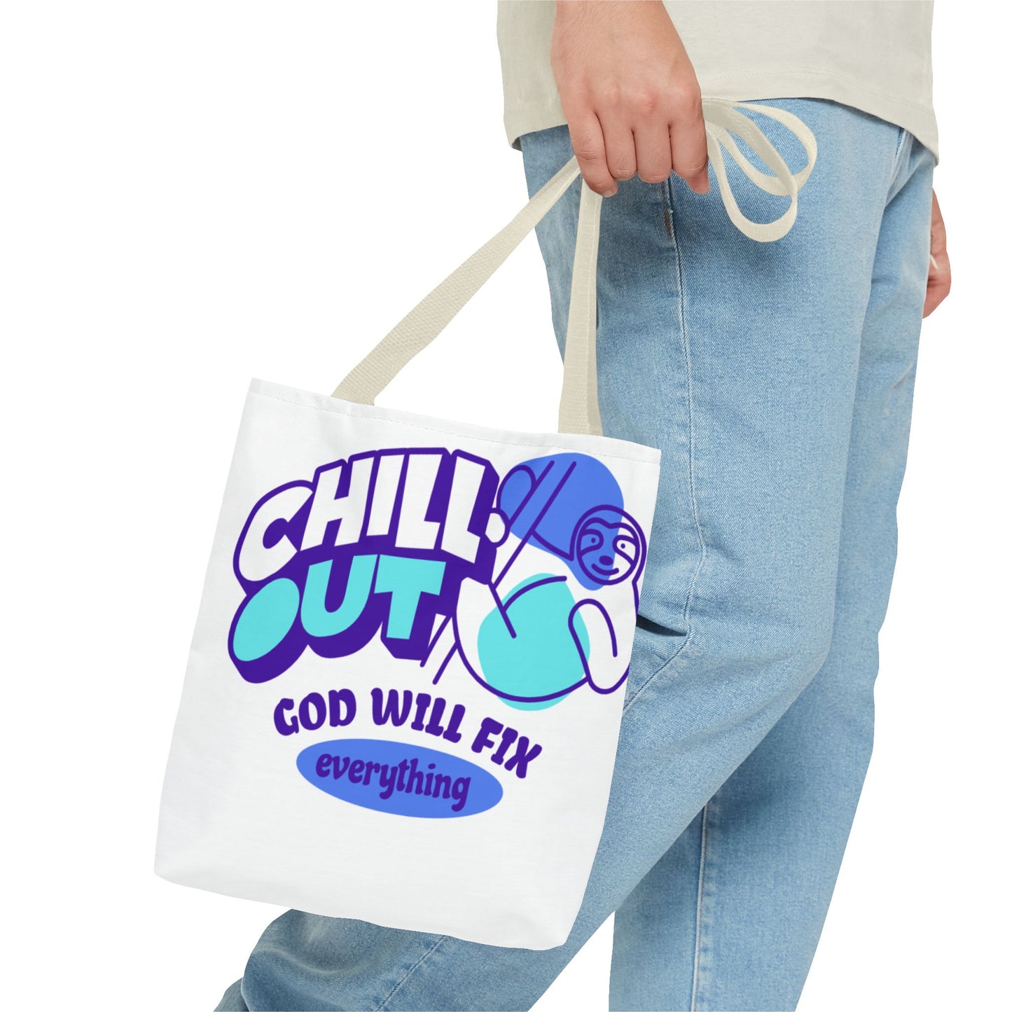 Christian Tote Bag - Chill Out God is in Control