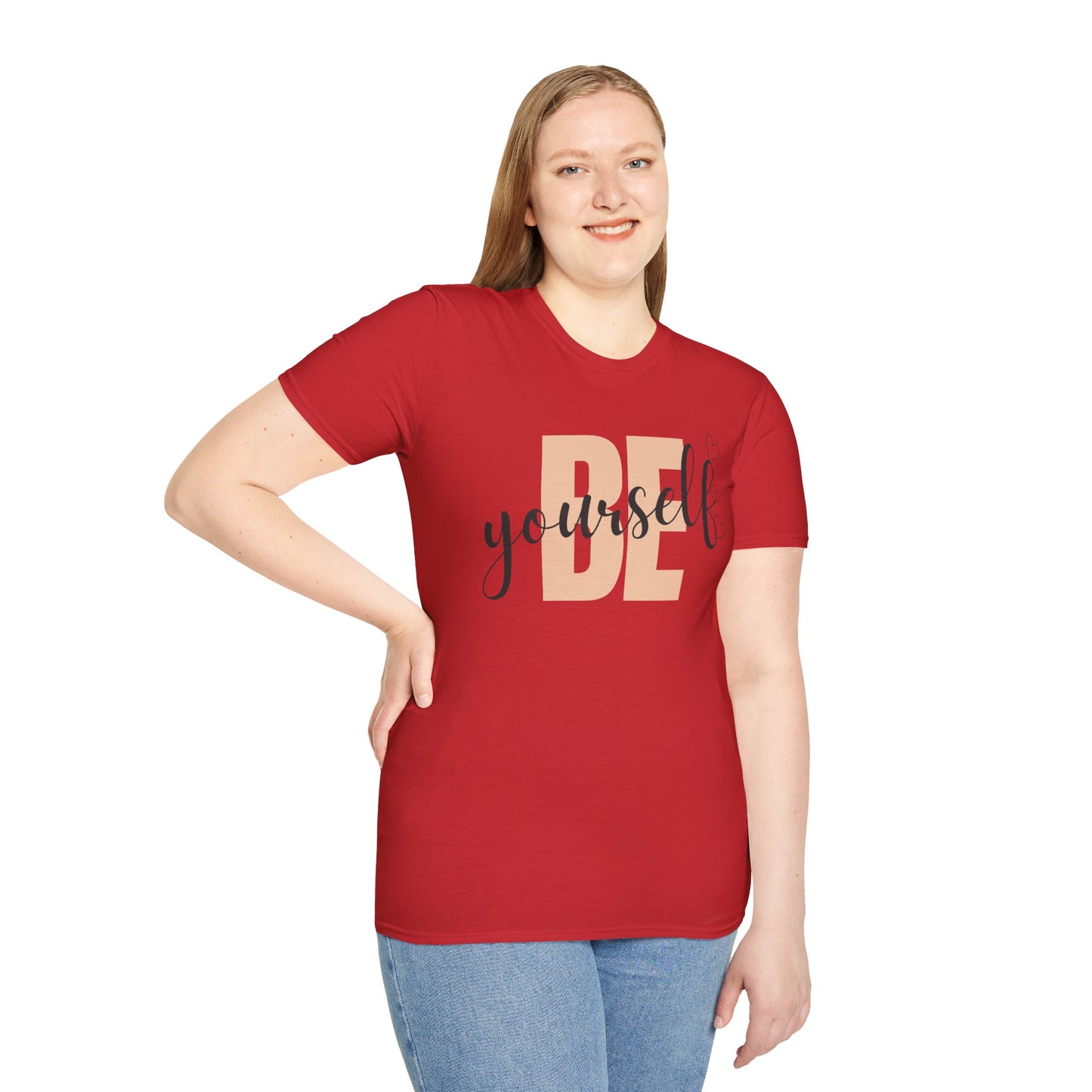 Unisex Softstyle T-Shirt with 'Be Yourself' Design - Affirmation Tee for Casual Wear, Gift for Self-Love, Everyday Comfort, [...]