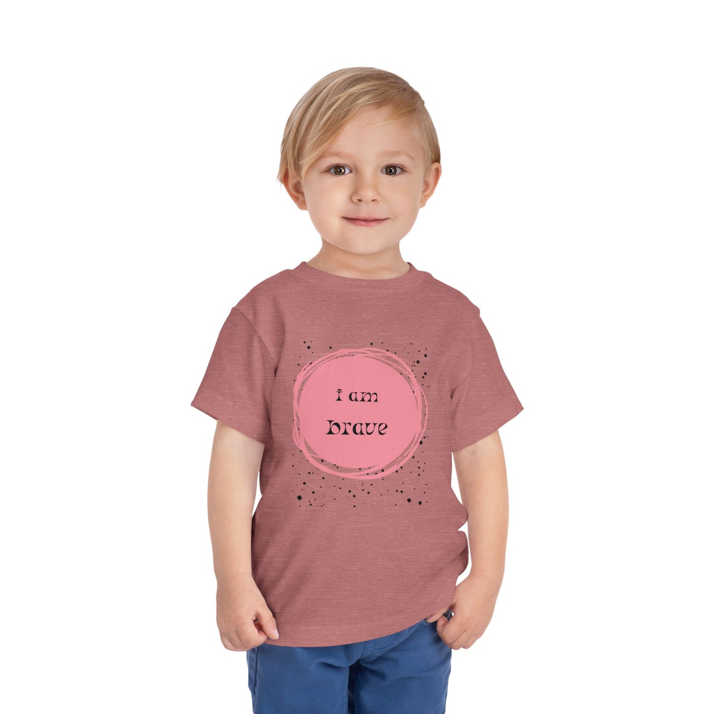 Brave Toddler Tee - I Am Brave Kids T-Shirt