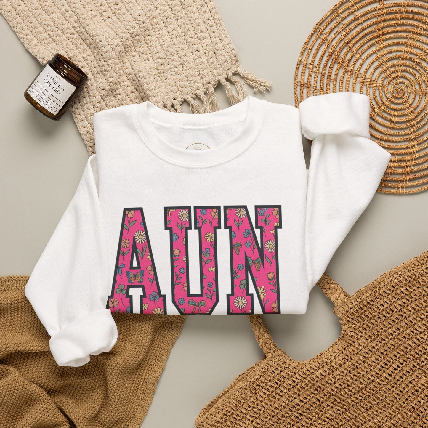 AUNTIE varsity letters sweatshirt | Auntie family pride