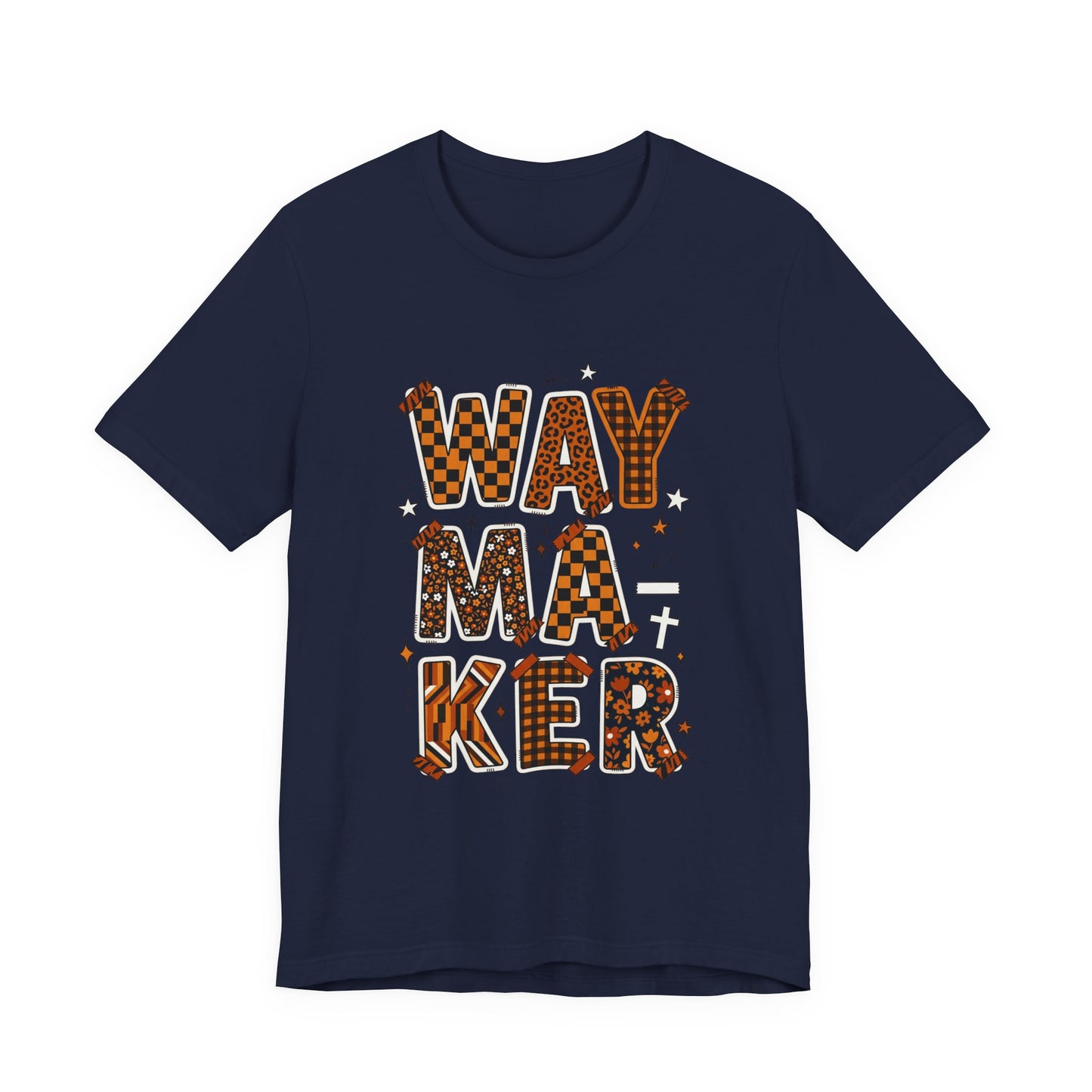 Waymaker Tee | Christian faith shirt, playful mixed-font scripture style