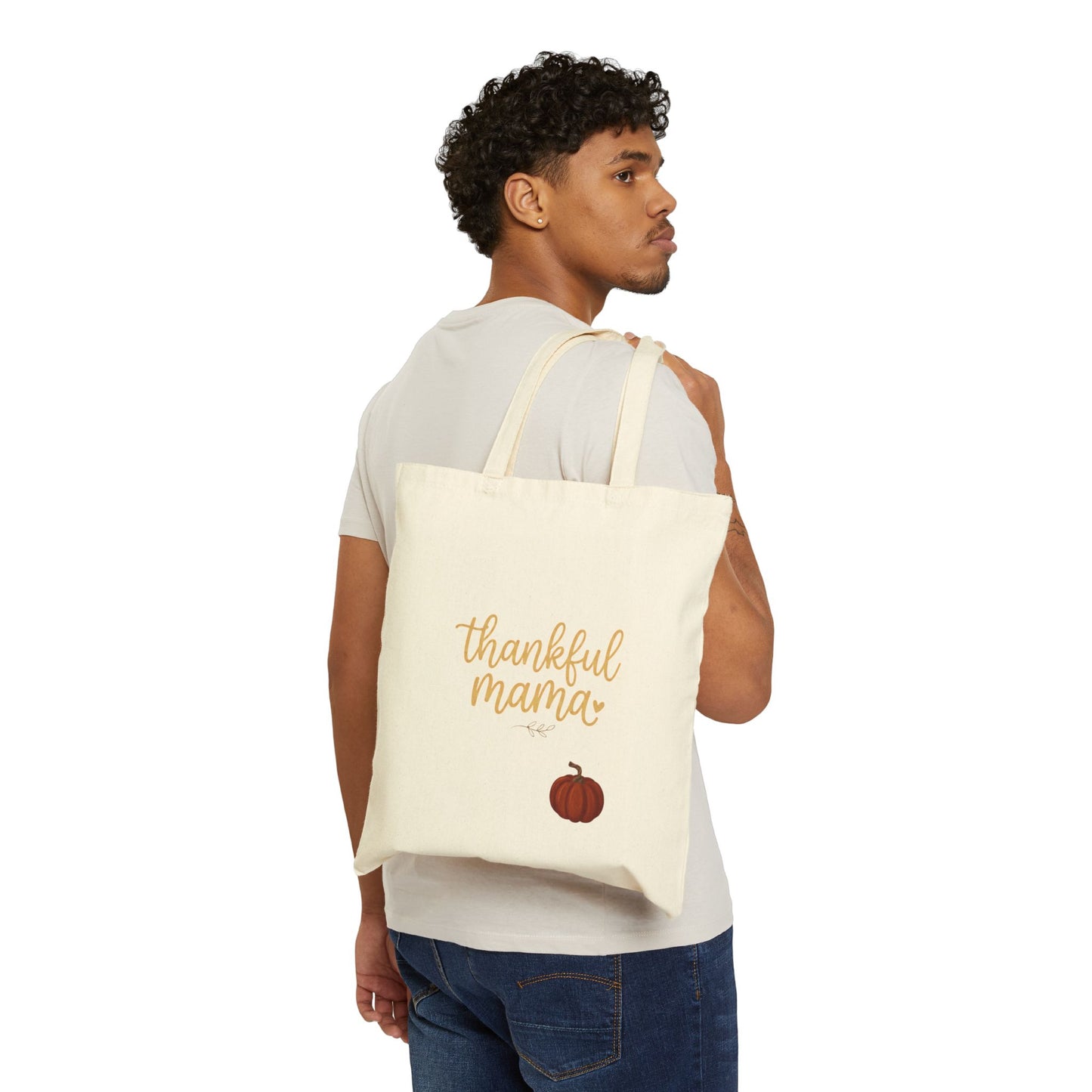 Thankful Mama Pumpkin Tote | Thanksgiving, Fall Harvest