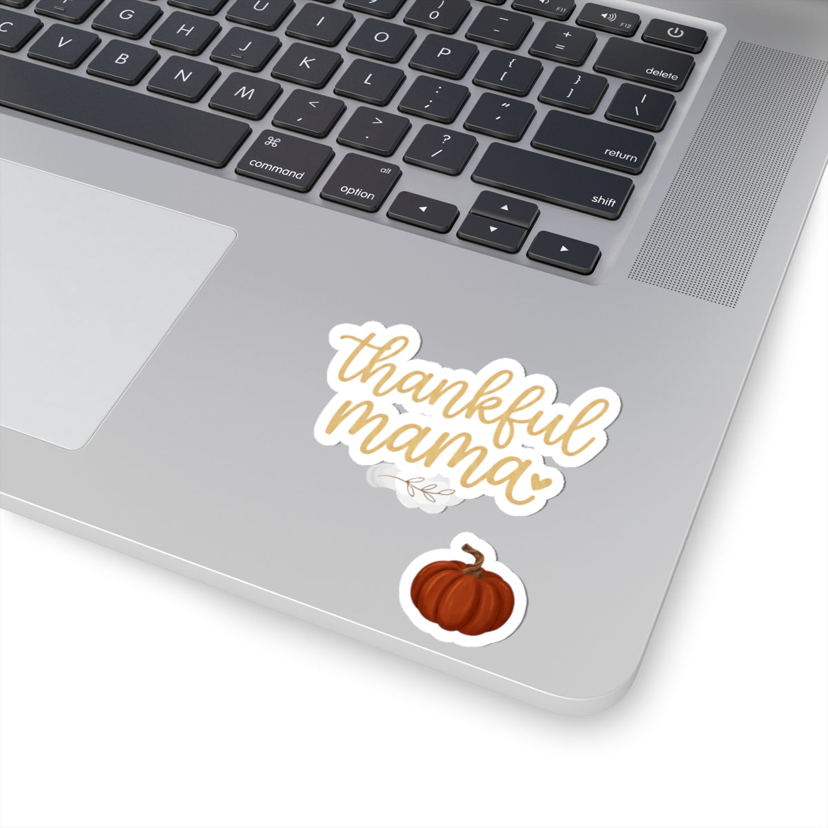 Thankful Mama Pumpkin Sticker | Thanksgiving Fall Sticker, Harvest Script