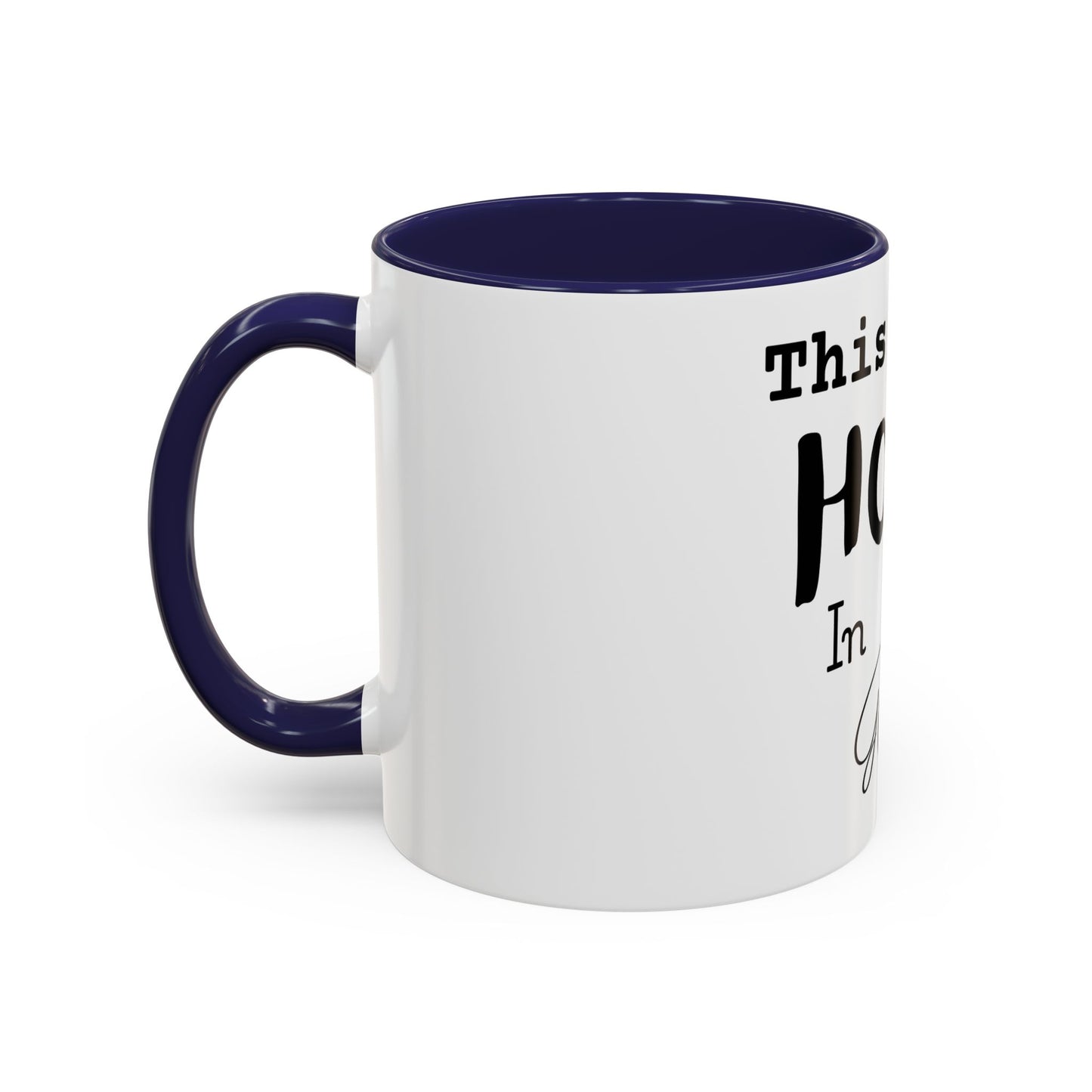 Inspirational Accent Coffee Mug - 'This Girl Hopes in God'