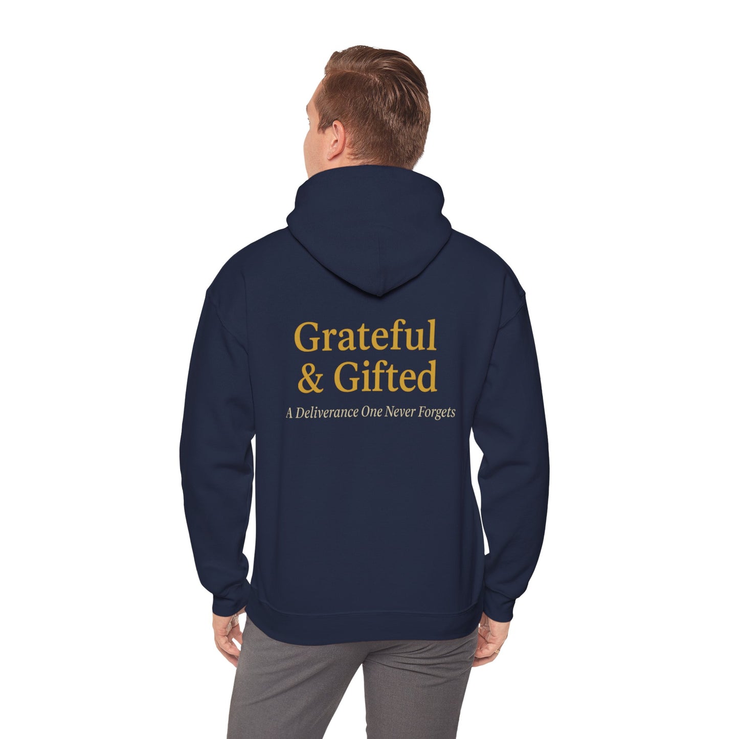 Grateful & Gifted Unisex Hoodie – Cozy Oversized Sweatshirt for All Occasions