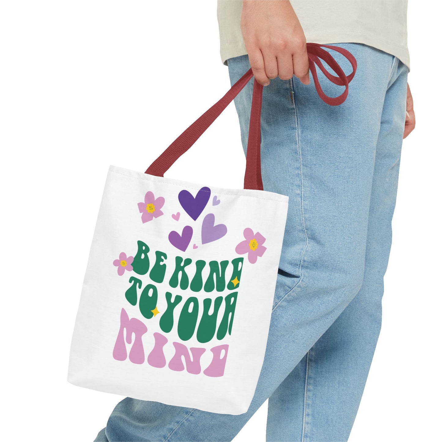 Be Kind To Your Mind Tote Bag, Mental Health Tote Bag, Motivational Gifts, Inspirational Tote Bag, Awareness Tote Bag
