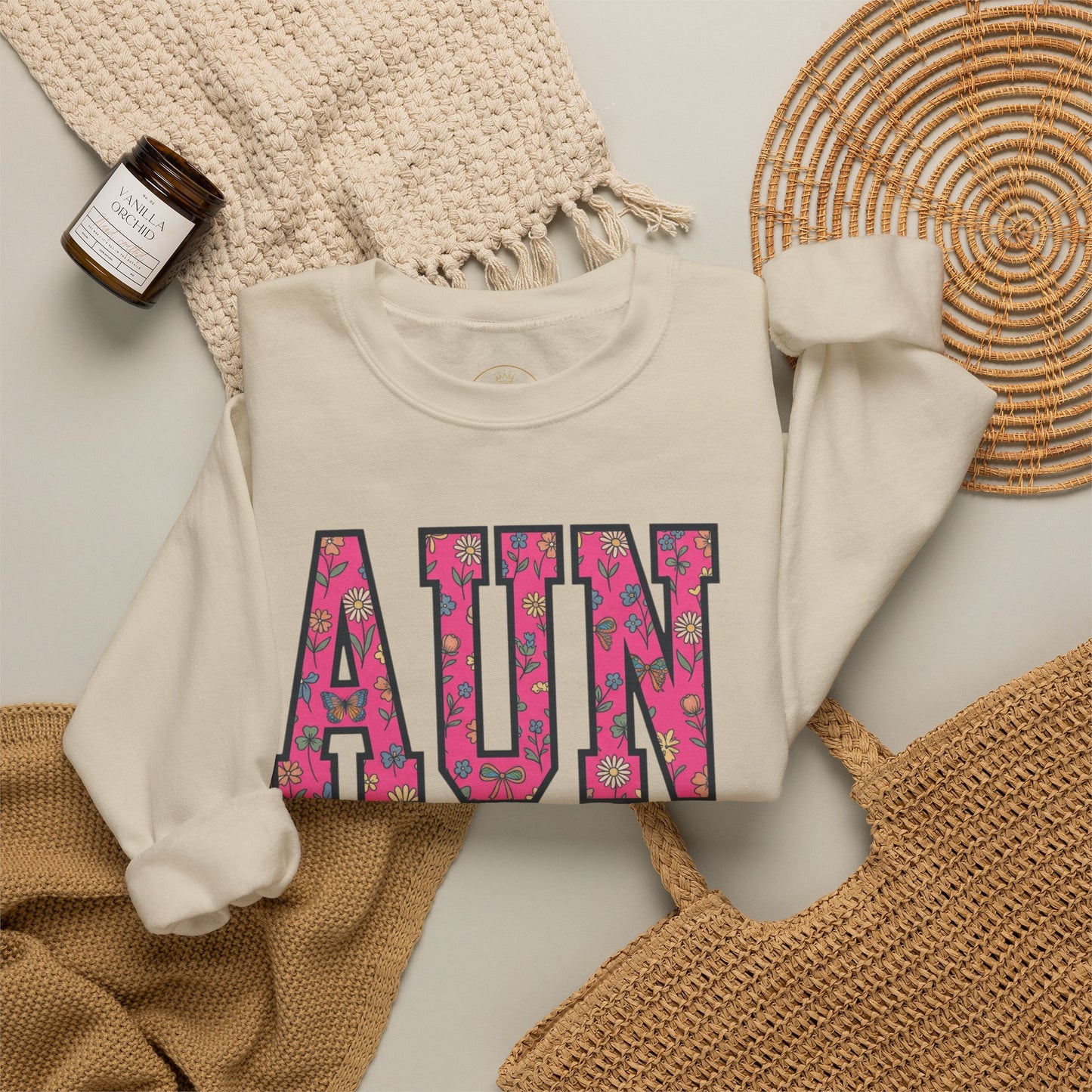 AUNTIE varsity letters sweatshirt | Auntie family pride