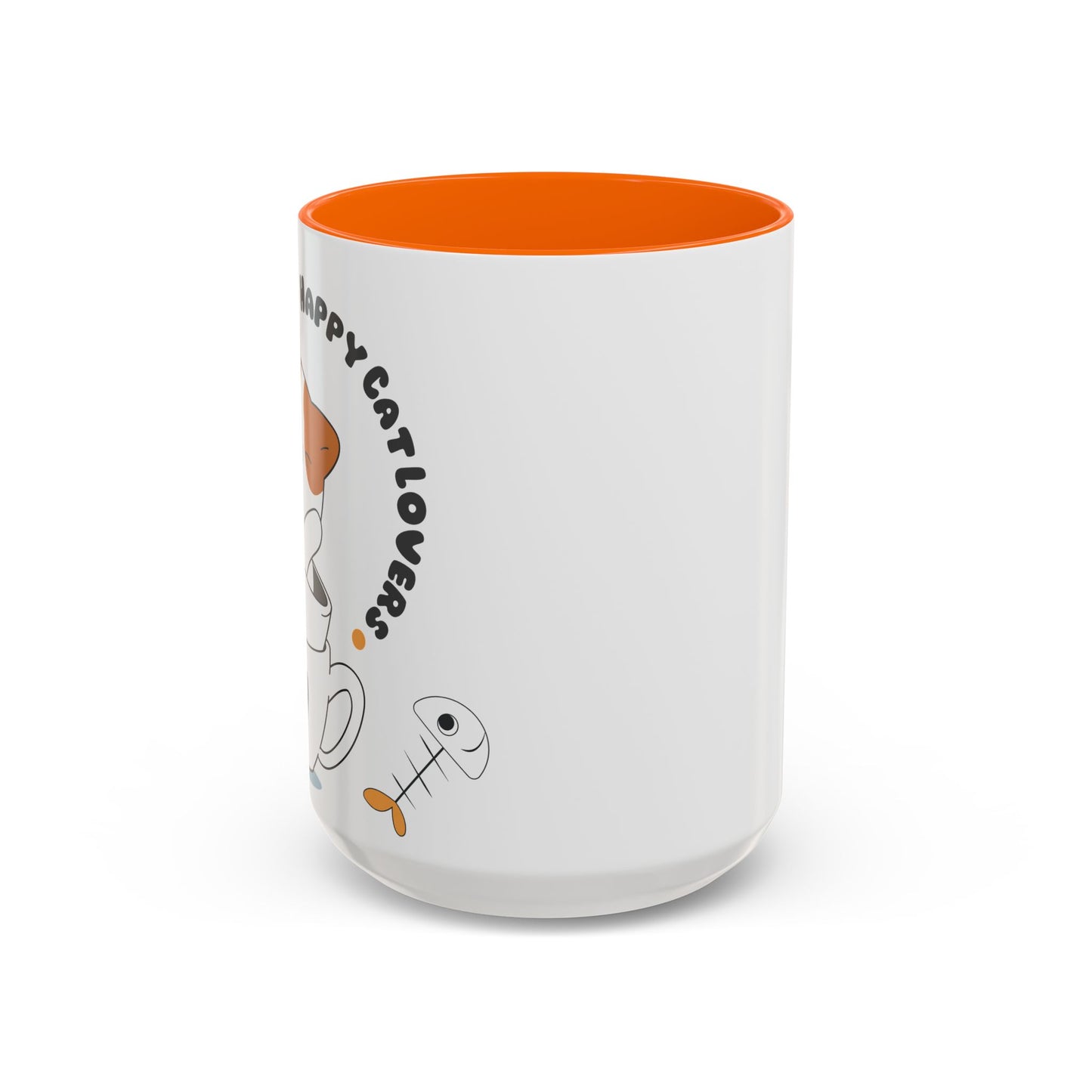 Whimsical Cat Lovers Coffee Mug | Cute Cat Decor, Gift for Pet Owners, Fun Design, Coffee Lover's Gift, Black Accent Mug