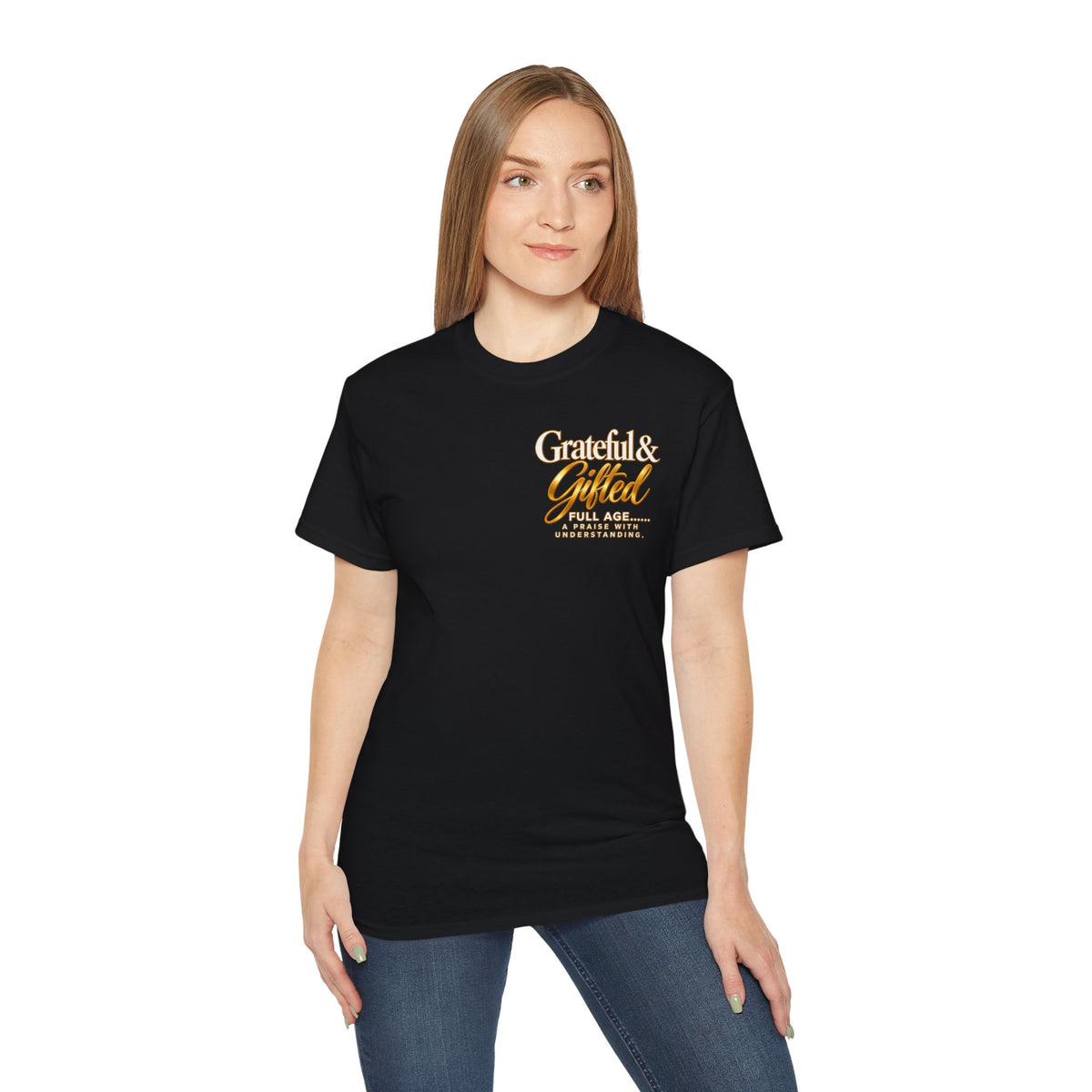 T-Shirt — Carefulist & Gifted Retro Script Graphic Tee