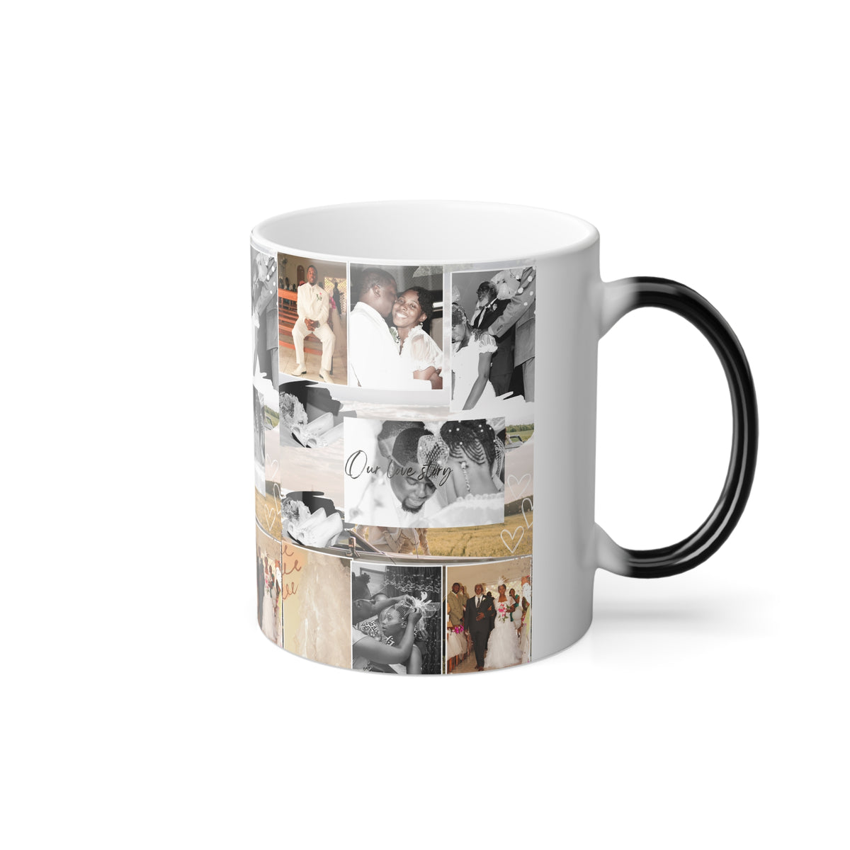 Personalized Color Morphing Photo Mug - Custom Memory Cup for Celebrations