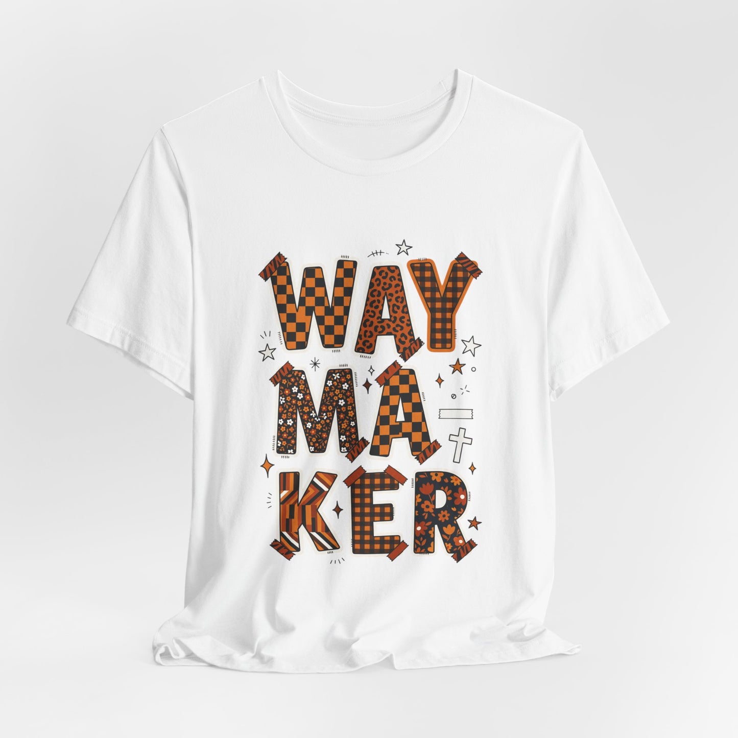Waymaker Tee | Christian faith shirt, playful mixed-font scripture style
