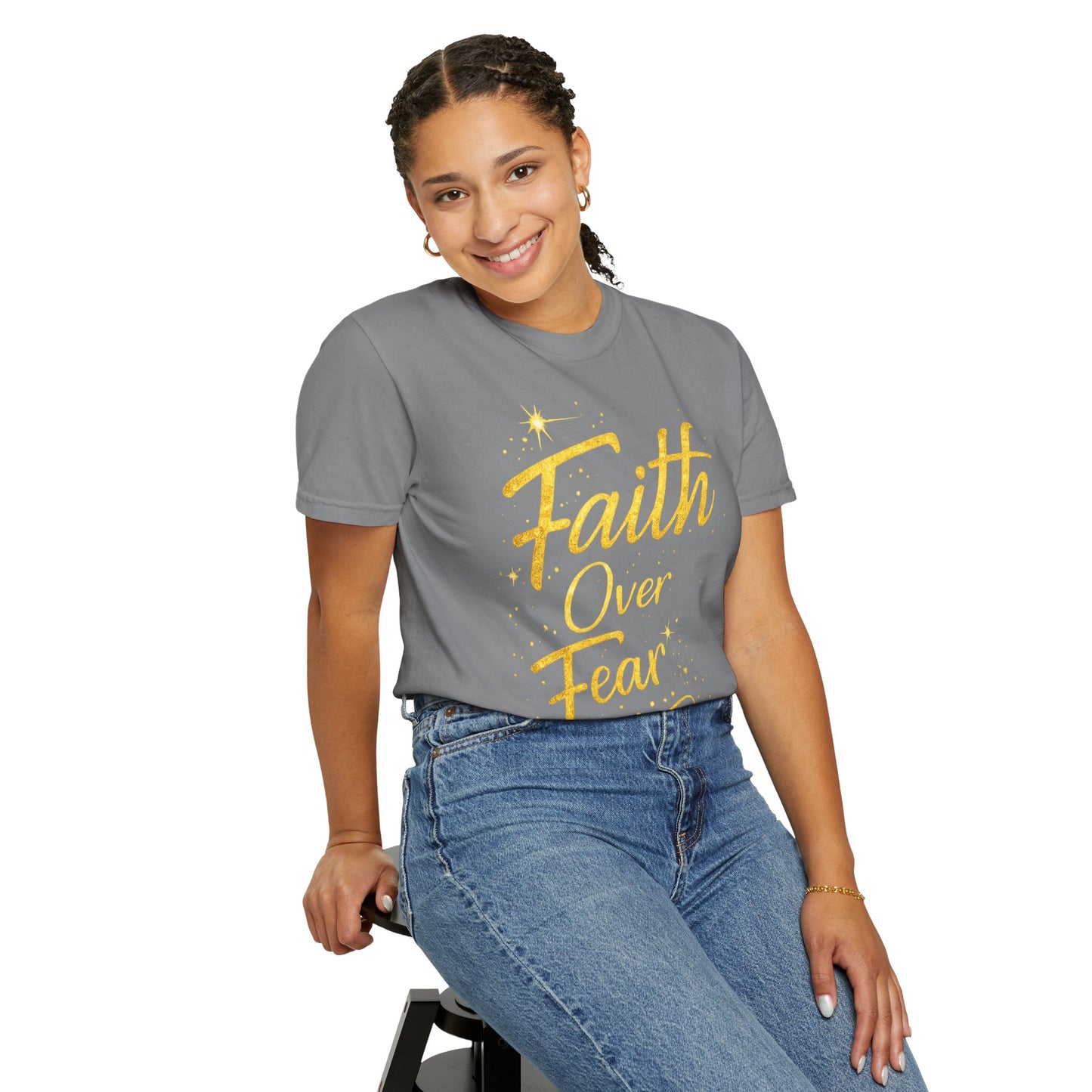 Faith Over Fear T-Shirt — Inspirational Christian Tee