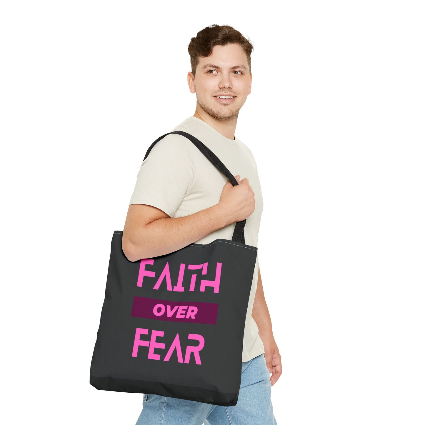 Faith over Fear Tote Bag