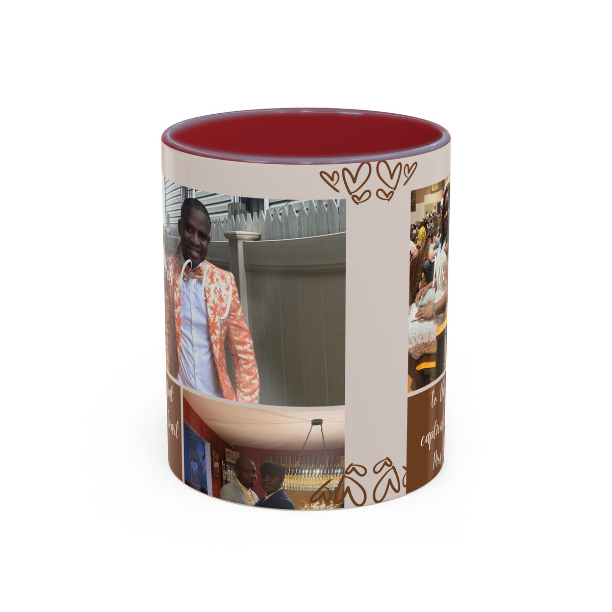 Personalized Photo Collage Coffee Mug – “To the One That Captures My Heart”
