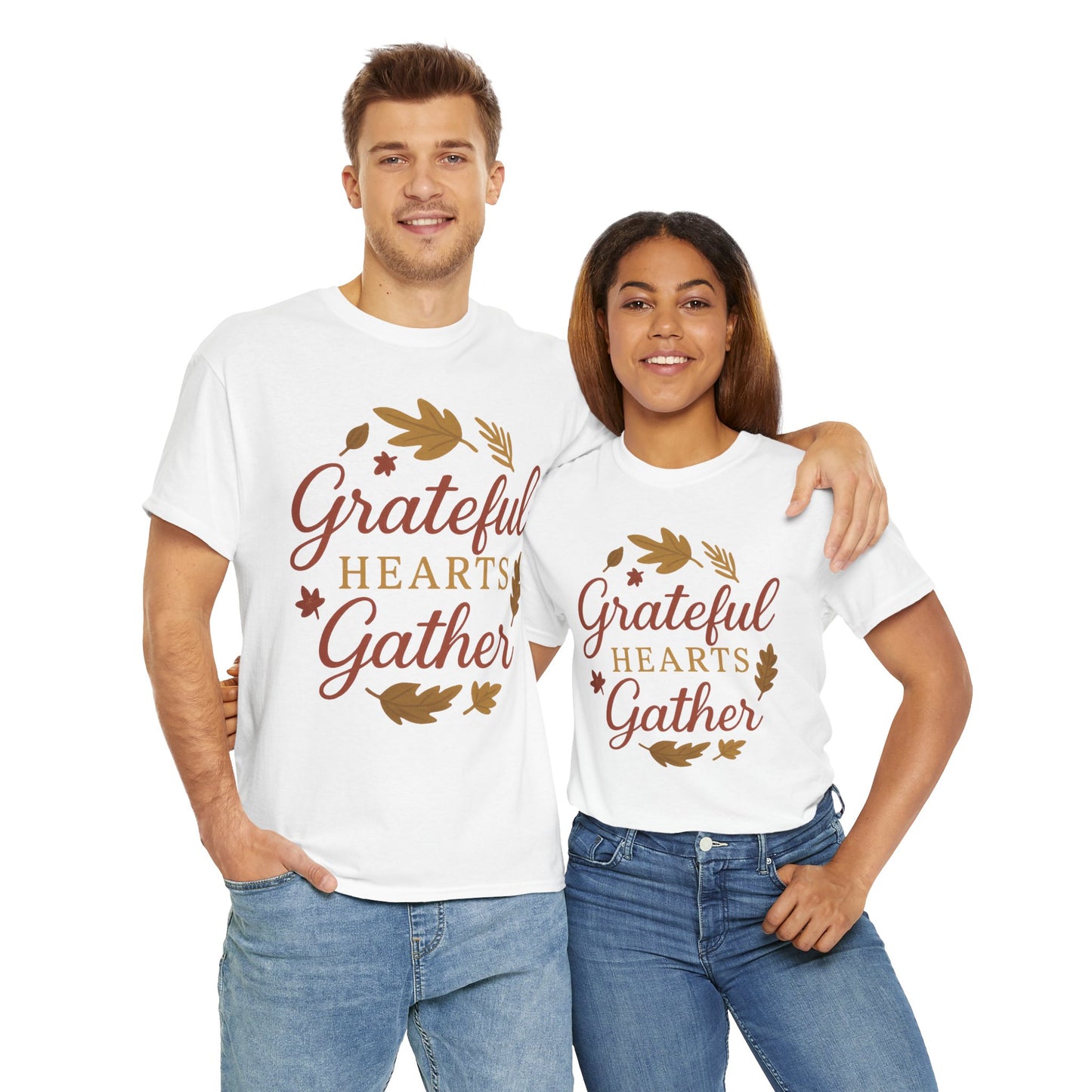 Grateful Hearts Gather Tee