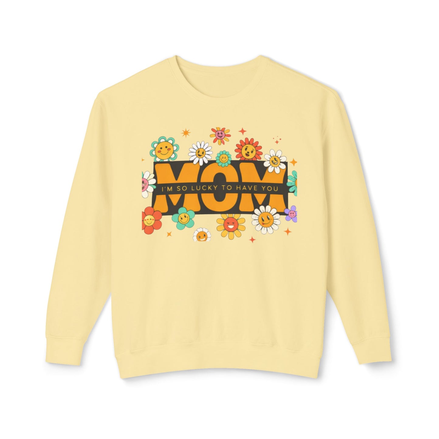 Mom Floral Crewneck Sweatshirt, Cozy Pullover, Family Apparel, Spring Fashion, Gift for Her
