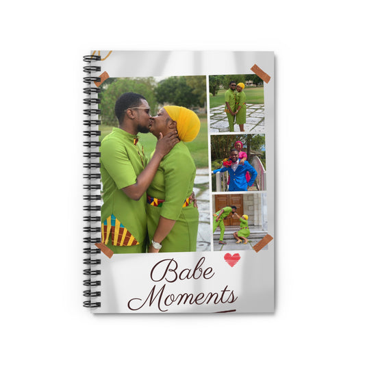 Personalized Love Moments Spiral Notebook - Perfect for Couples & Gift Giving