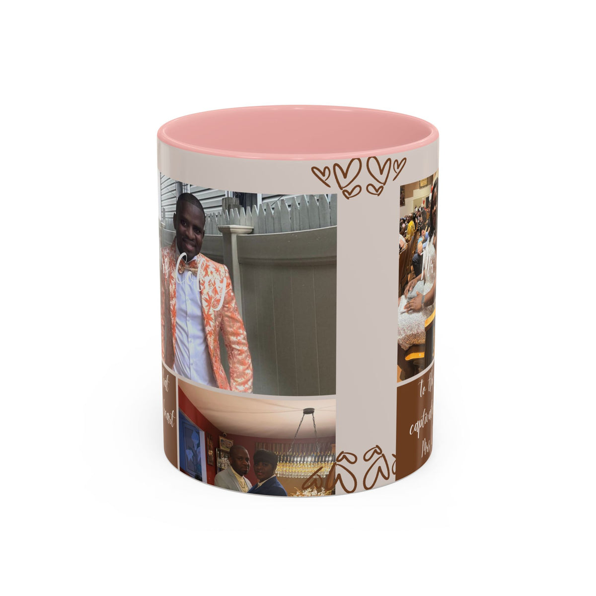Personalized Photo Collage Coffee Mug – “To the One That Captures My Heart”