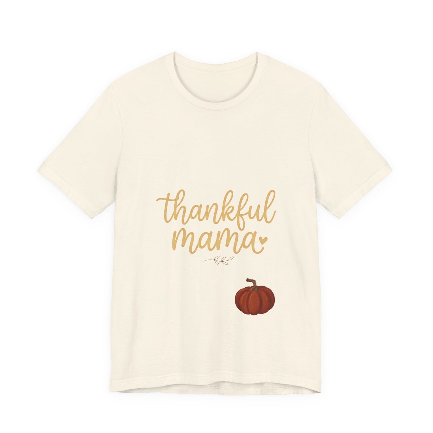 Thankful Mama Tee | Thanksgiving pumpkin, fall gratitude