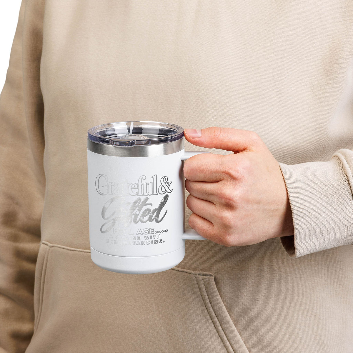 15oz Personalized Monogram Coffee Mug Tumbler