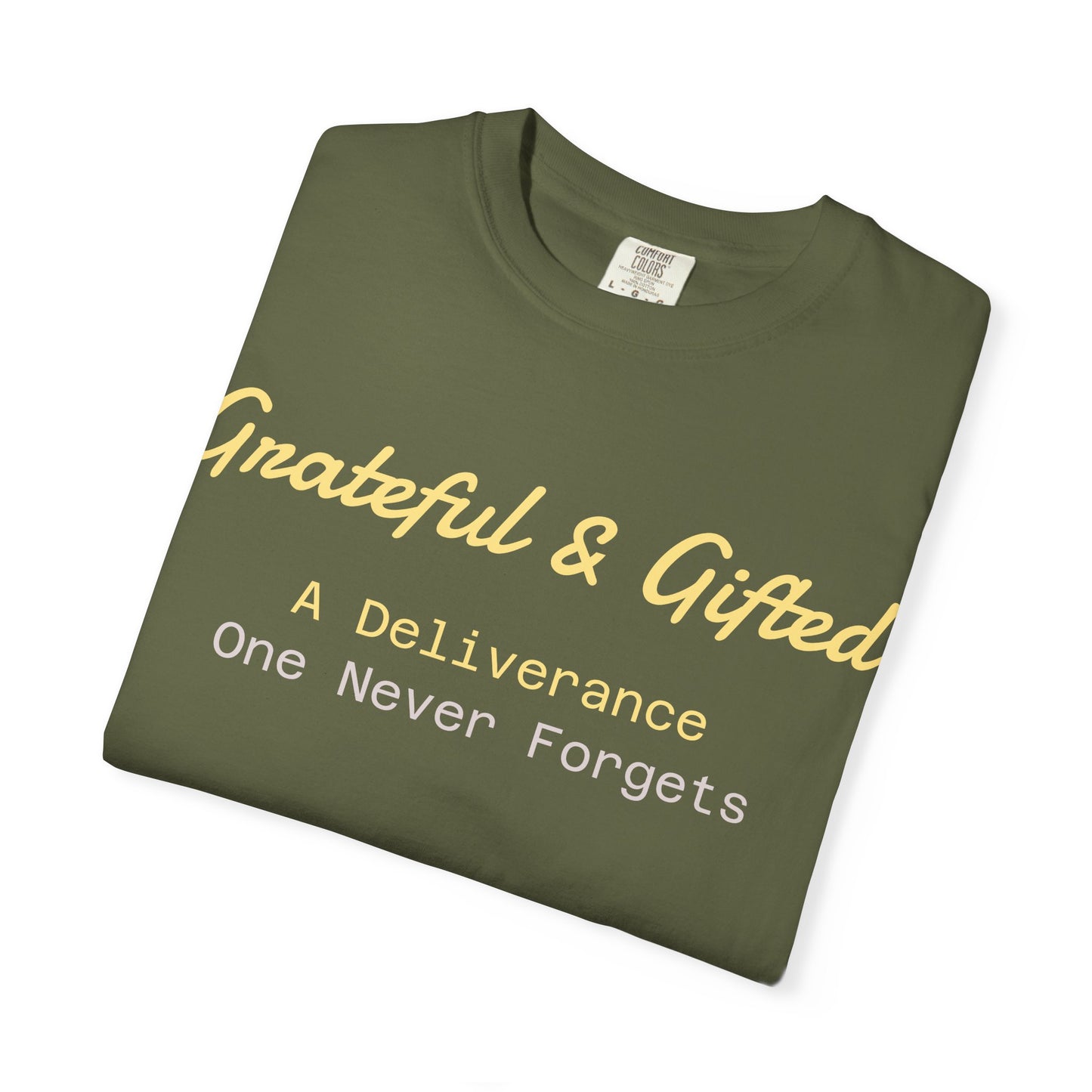 Grateful & Gifted T-Shirt | Perfect for Gratitude Celebrations, Thoughtful Gifts, Everyday Casual Wear, & Unisex Style