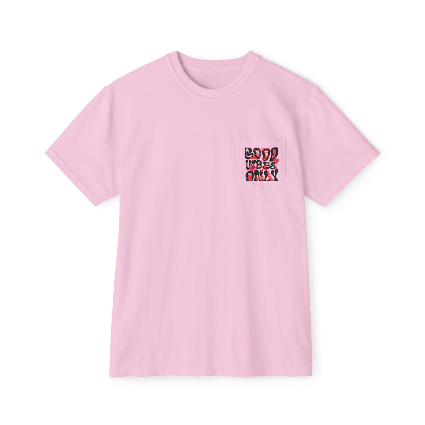 Good Vibes Pocket T-Shirt - Positive Vibes Apparel | ABAFAMILYSTORE