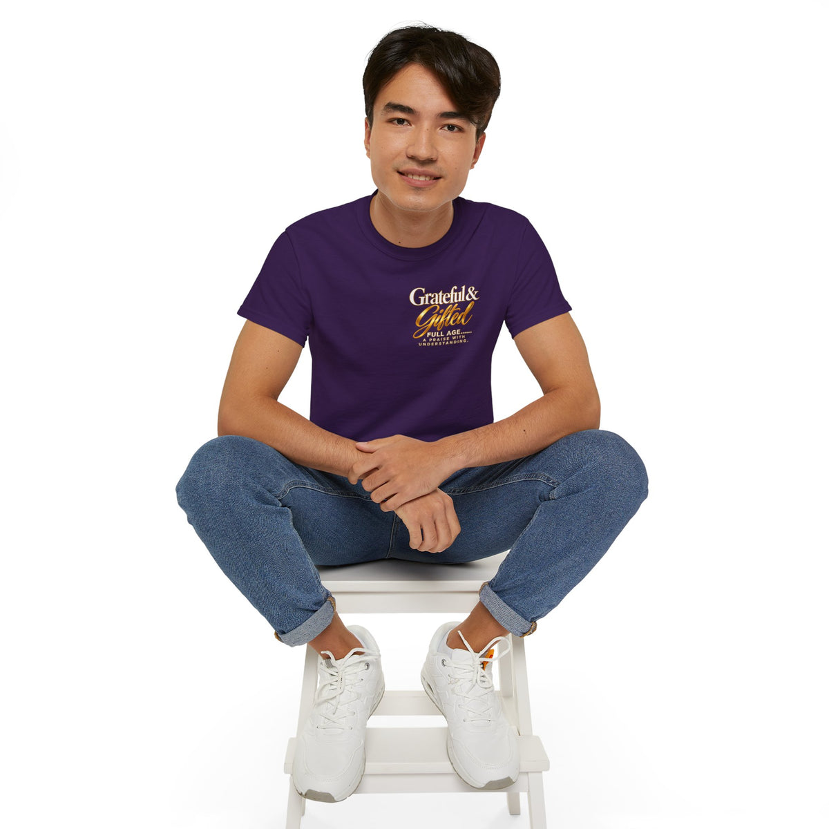 T-Shirt — Carefulist & Gifted Retro Script Graphic Tee