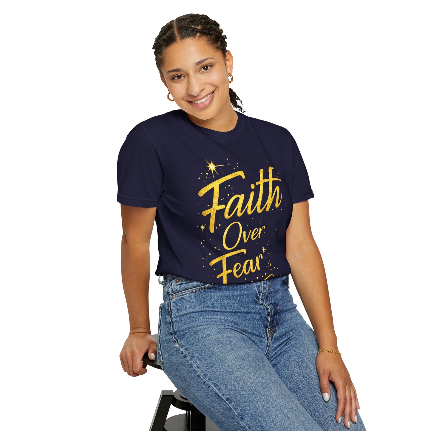Faith Over Fear T-Shirt — Inspirational Christian Tee