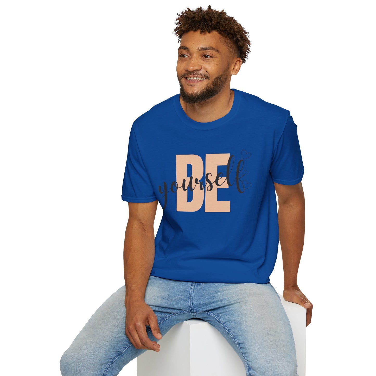 Unisex Softstyle T-Shirt with 'Be Yourself' Design - Affirmation Tee for Casual Wear, Gift for Self-Love, Everyday Comfort, [...]