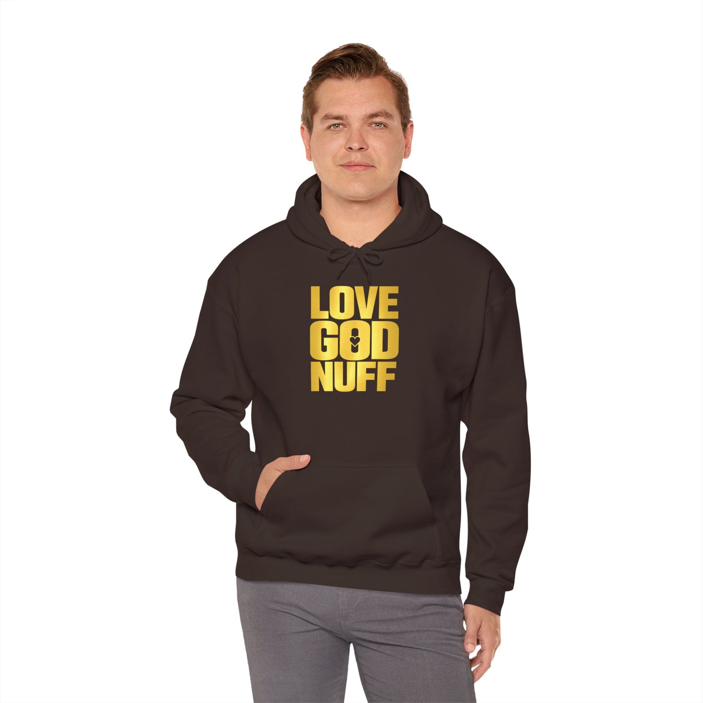 Love God Nuff Hoodie – Christian Faith Graphic Hoodie