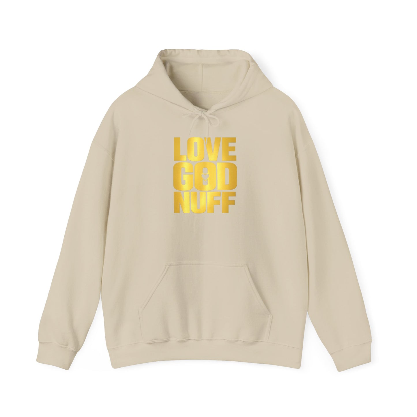 Love God Nuff Hoodie – Christian Faith Graphic Hoodie