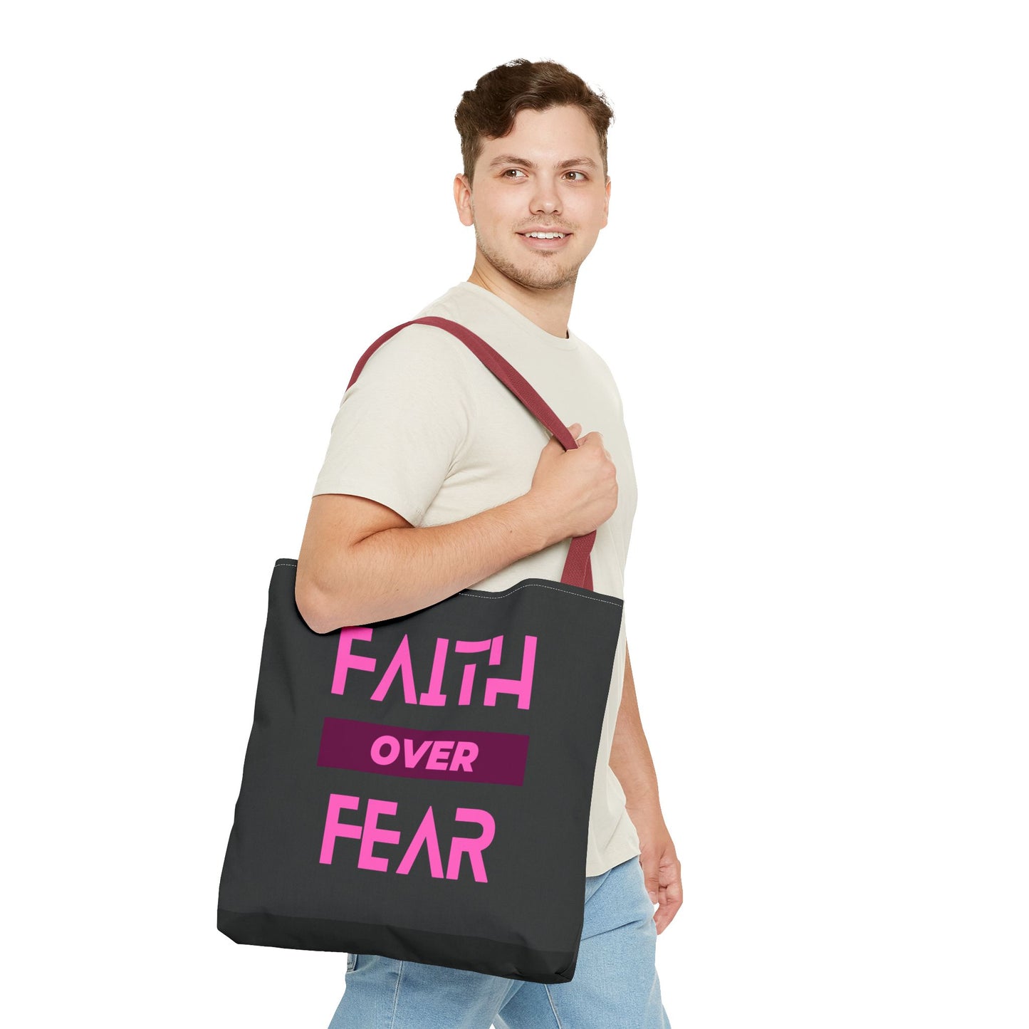 Faith over Fear Tote Bag