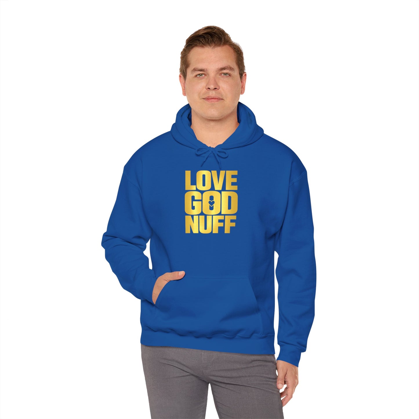 Love God Nuff Hoodie – Christian Faith Graphic Hoodie
