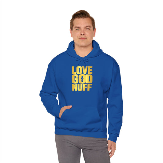Love God Nuff Hoodie – Christian Faith Graphic Hoodie